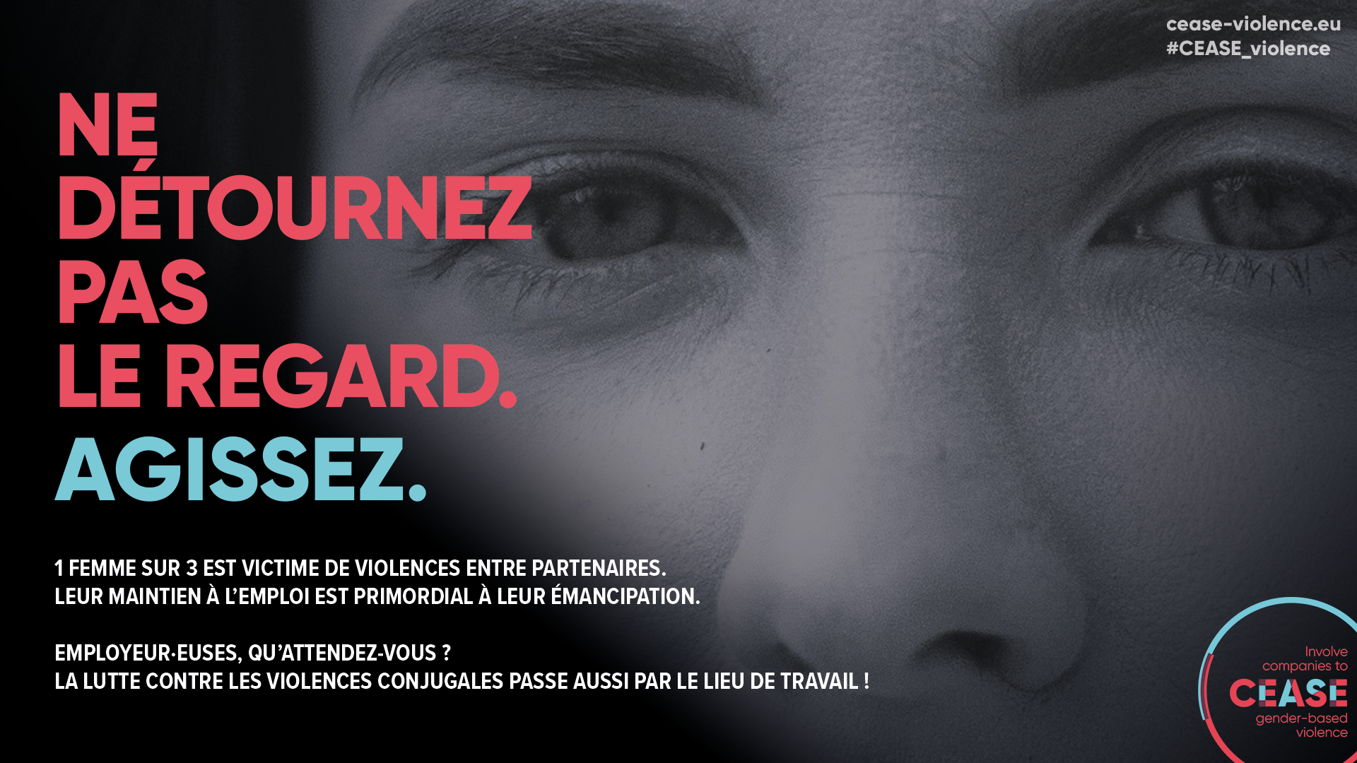 le réseau CEASE appelle les employeur.euses belges à s’engager dans la lutte contre les violences conjugales.