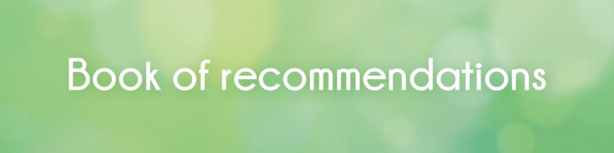 Book of recommendations banner