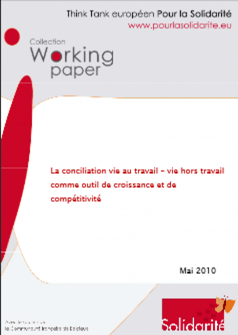 image couverture La conciliation vie au travail – vie hors travail comme outil de croissance et de compétitivité 